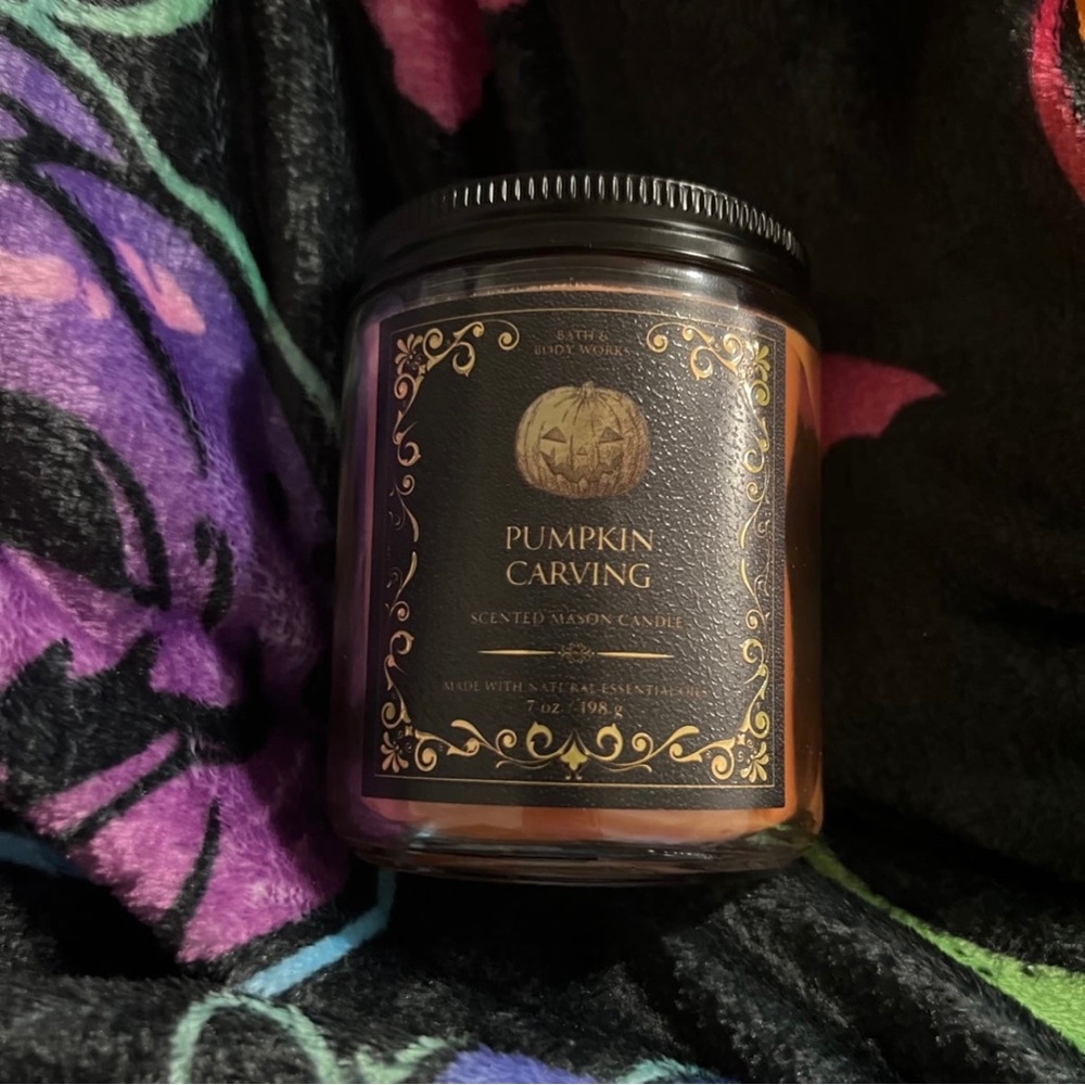 Bath & Body Works Single Wick Pumpkin Carving Candle
